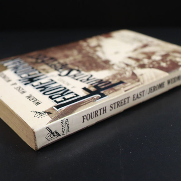 1971 Fourth Street East by Jerome Weidman Vintage American Fiction Book