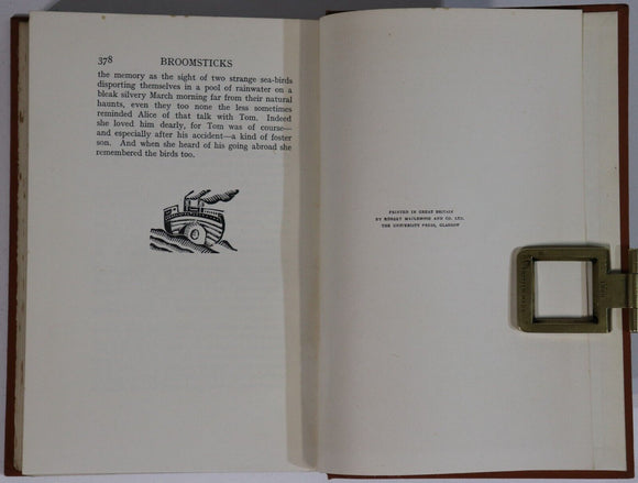 1925 Broomsticks by Walter De La Mare 1st Edition British Literature Book