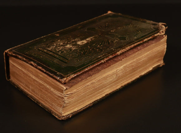 c1828 Le Paroissien Complete Illustrated Antiquarian French Latin Theology Book
