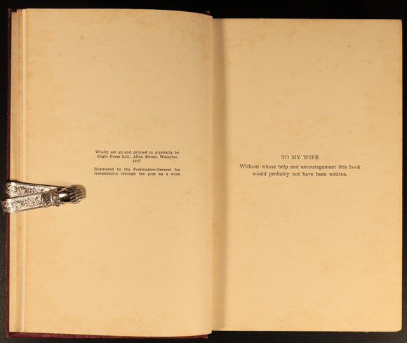 1927 The Platypus by Harry Burrell Australian Natural History Book 1st Ed