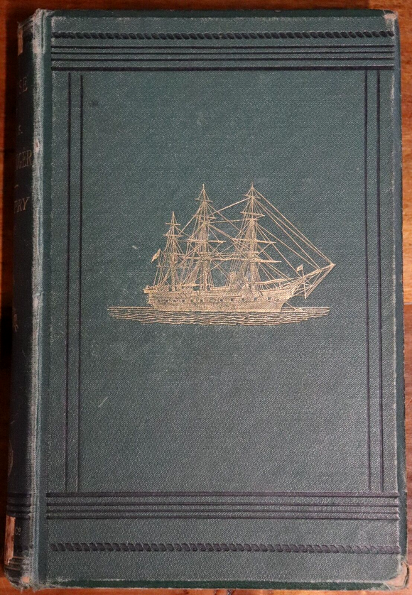 1876 The Cruise of HMS Challenger by WJJ Spry Antiquarian Exploration Book