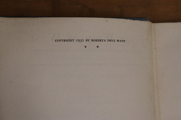 1931 Four Wagons West: The Story of Seattle Antique American History Book