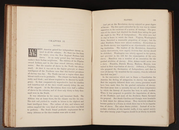 1887 America: A History by Robert MacKenzie Antiquarian American History Book