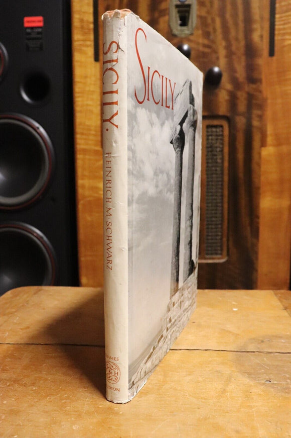 1956 Sicily 169 Photographs H.M. Schwarz Rare Italian Photo History Book