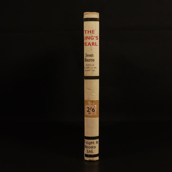 c1945 The King's Pearl by Jean Barre British Fiction Book w/Dustjacket 1st Ed