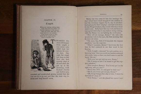 c1879 Her Benny by Silas K Hocking Antique British Fiction Book Liverpool
