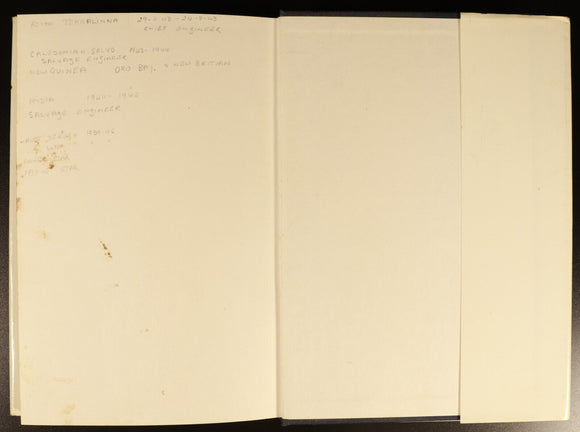 1981 So Ends This Day Sir John Williams Australian Maritime History Book SIGNED