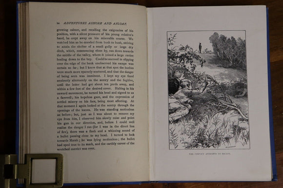 c1906 Adventures Ashore & Afloat Antique Childrens Adventure Story Book
