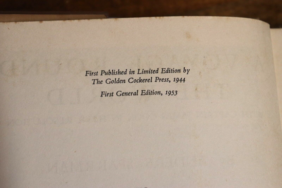 1953 A Voyage Round The World: With Captain James Cook Australian History Book
