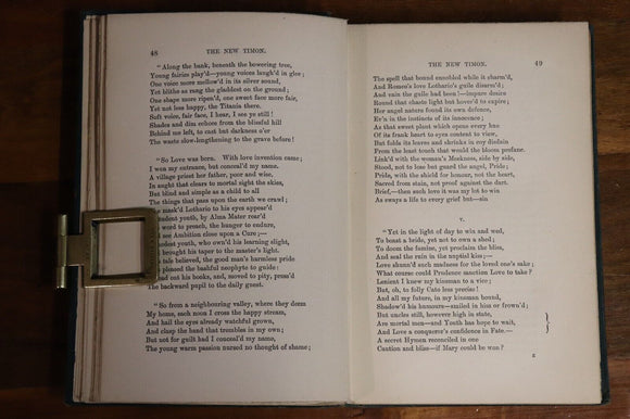 1875 The New Timon by Lord Lytton Antique Poetry & Literature Book