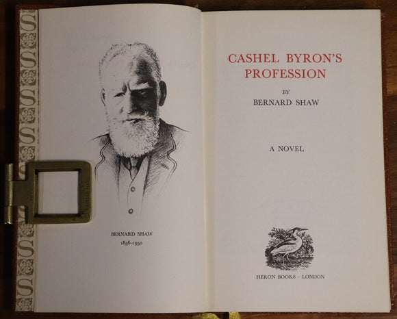 c1970 Cashel Byron's Profession: Bernard Shaw Heron Books - Literature Book