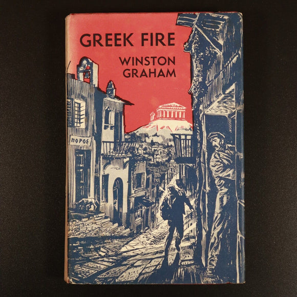 1957 Greek Fire by Winston Graham Vintage British Fiction Book