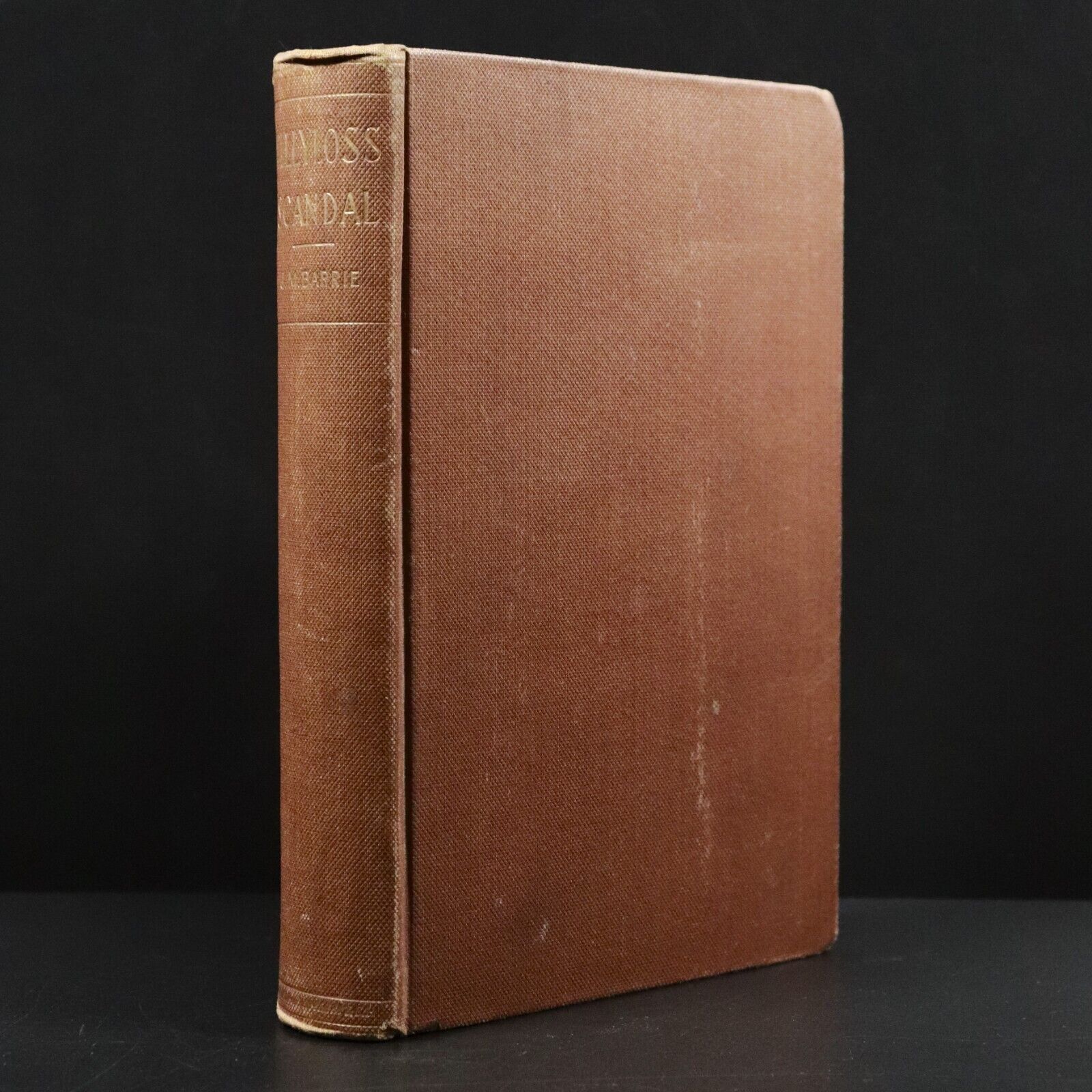 c1893 The Tillyloss Scandal by J.M. Barrie Antique Fiction Book
