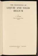 1967 Properties Of Liquid & Solid Helium J. Wilks Vintage Science Reference Book-2