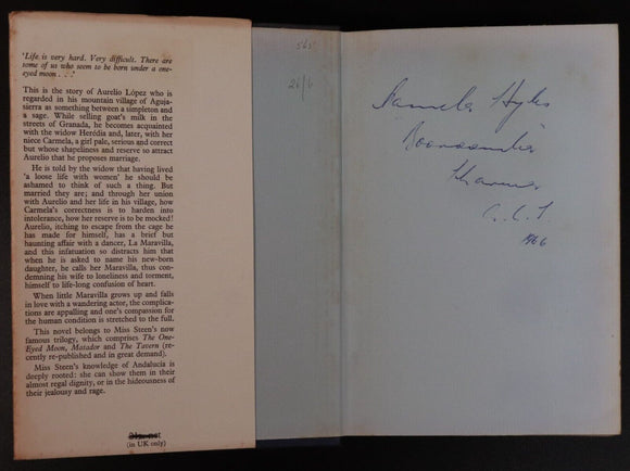 1964 The One-Eyed Moon nu Margeurite Steen British Fiction Book