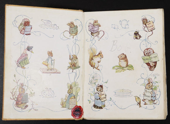 c1920 The Tale Of Mr Tod by Beatrix Potter Antique Childrens Book Illustrated