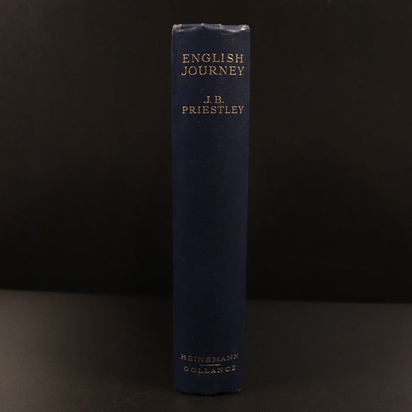 1934 English Journey by JB Priestley 1st Edition British Travel Book