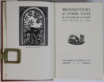 1925 Broomsticks by Walter De La Mare 1st Edition British Literature Book - 0