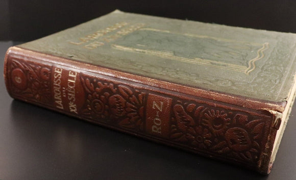 1933 Larousse Du Xxe Siecle Vol.6 by Paul Auge' French Reference Book