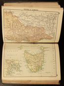 c1914 Nelson Universal Hand Atlas 240 Maps Antique Atlas Book With Index-11