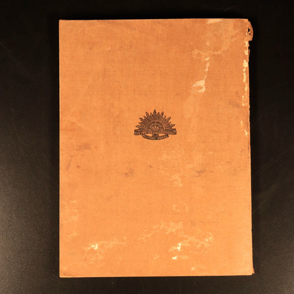 Imperishable Anzacs Story Of First Brigade 1916 Antique Military History Book