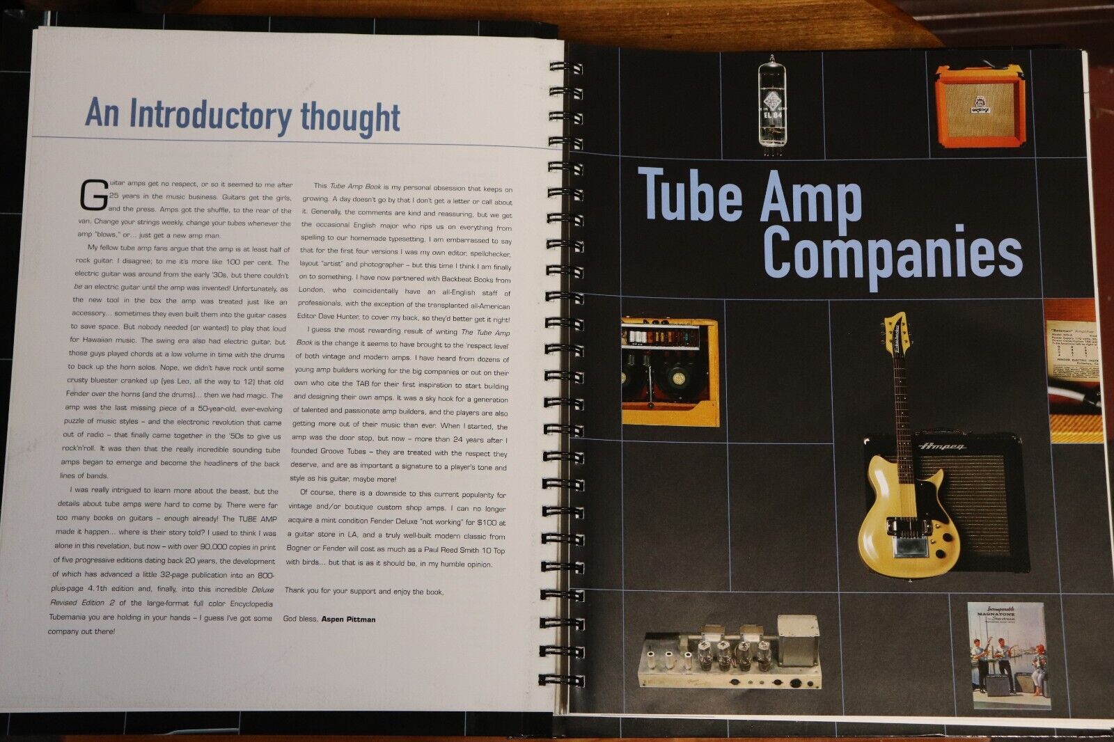 2007 The Tube Amp Book by Aspen Pittman Guitar Amplifier Reference Book