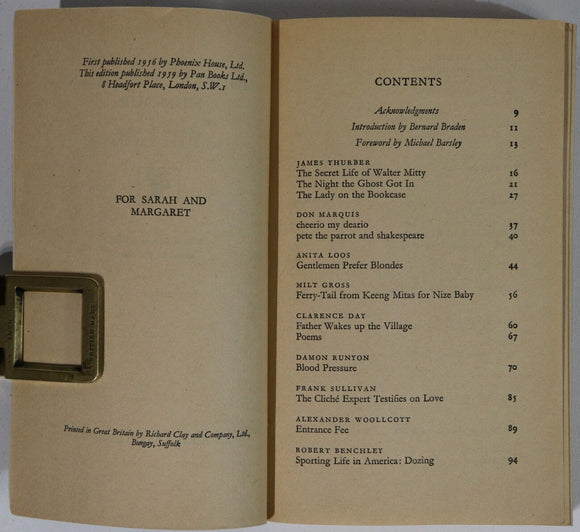 1959 Modern American Humour by Michael Barsley Vintage Comedy Book