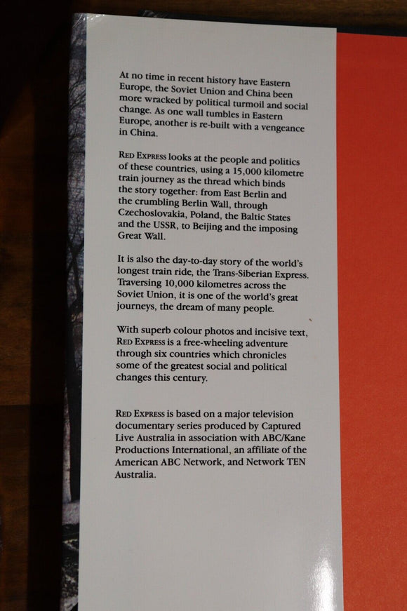 1990 Red Express: The Greatest Rail Journey Railway History Book