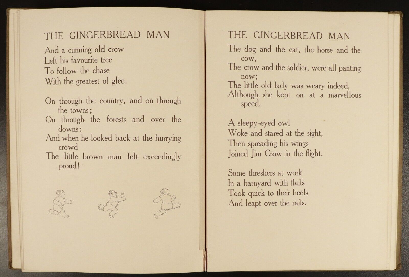 1915 The Gingerbread Man by Leonard Fable 1st Edition Antique Childrens Book