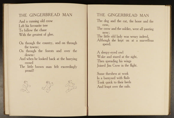 1915 The Gingerbread Man by Leonard Fable 1st Edition Antique Childrens Book