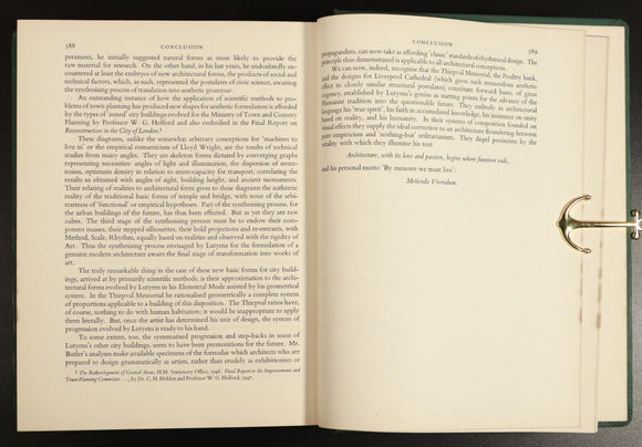 1950 The Life Of Sir Edwin Lutyens by C. Hussey Vintage Architecture Book