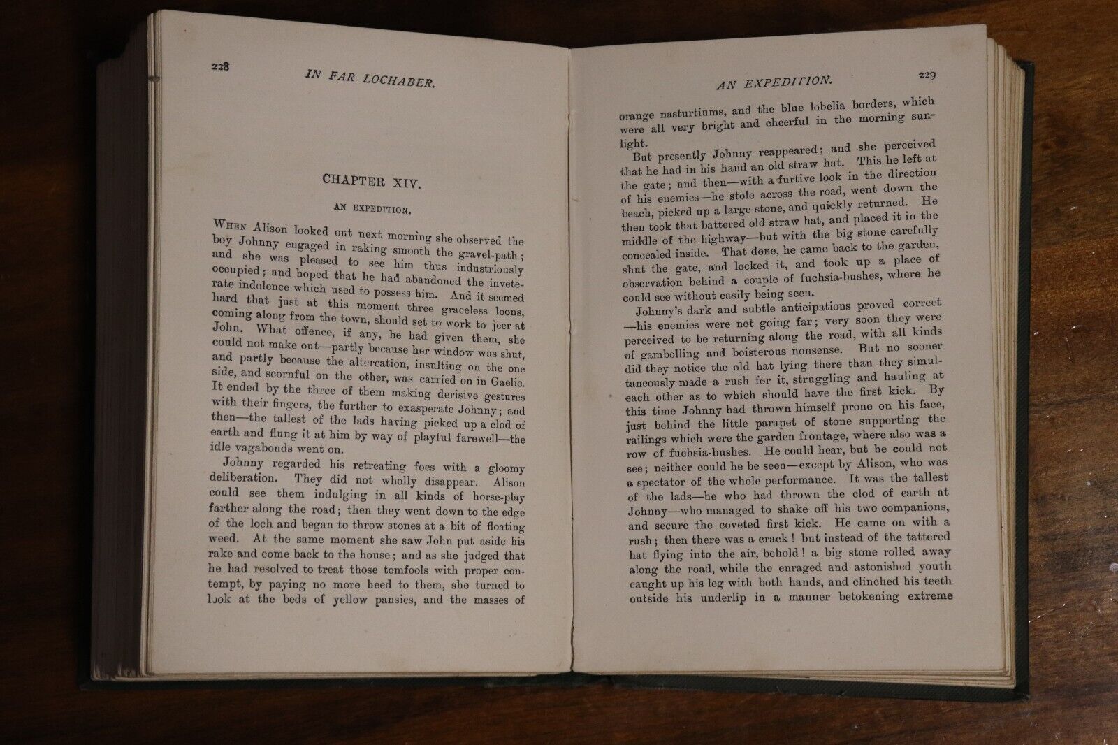 1892 In Far Lochaber by William Black Antique Scottish Fiction Literature Book