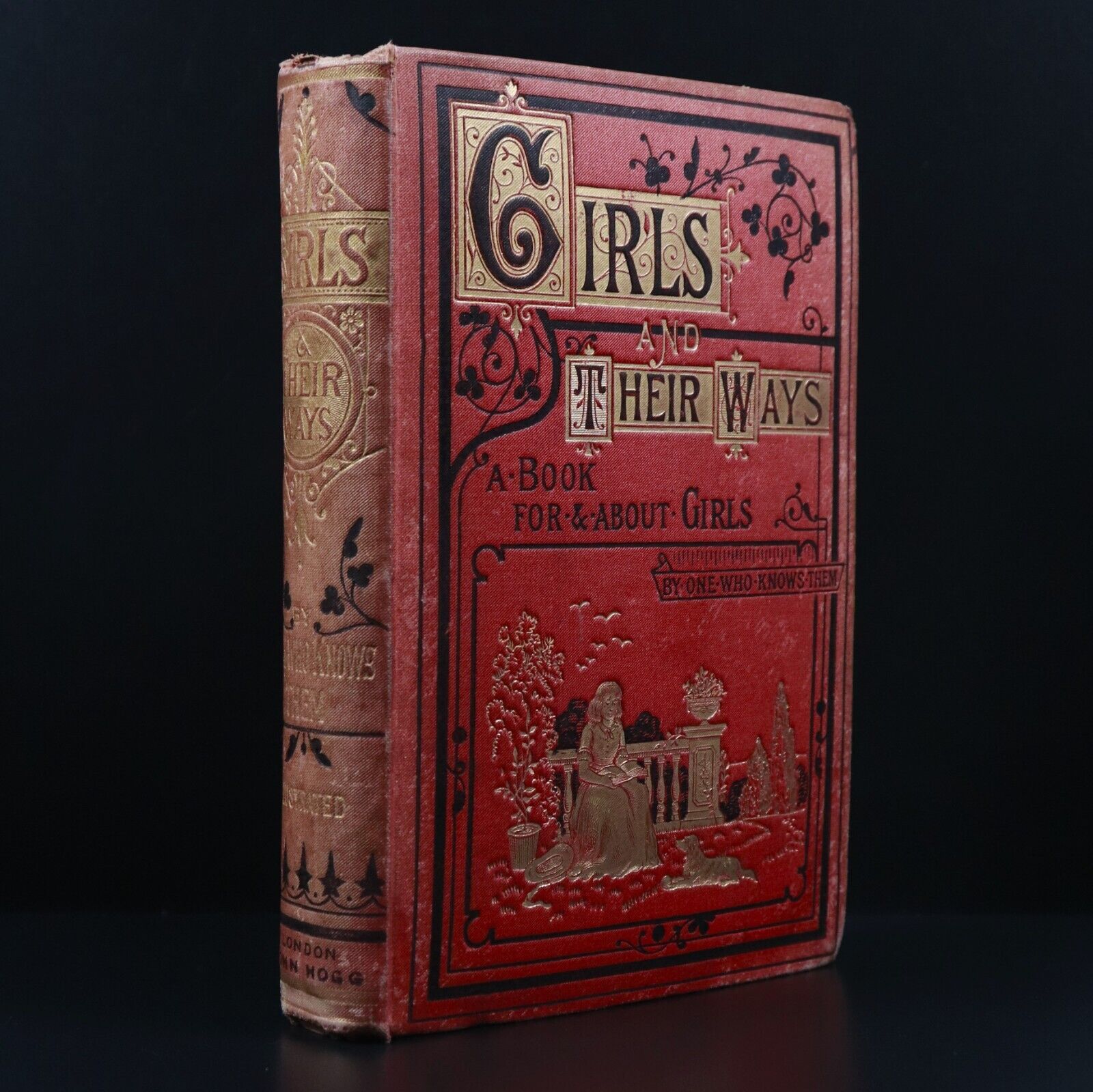 1883 Girls & Their Ways: A Book For & About Girls Illustrated Antiquarian Book