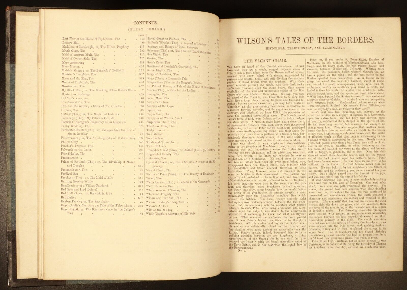 c1885 2vol Wilson's Tales Of The Borders Antiquarian Scottish History Books