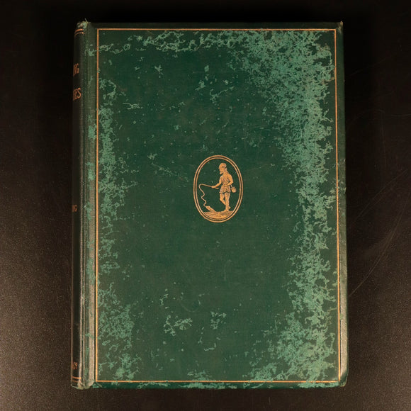 1891 Angling Sketches by Andrew Lang + Burn-Murdoch Antique Anglers Art Book