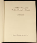 1965 Four Books Of Architecture by Andrea Palladio Reprint Book Of 1738 Original-5