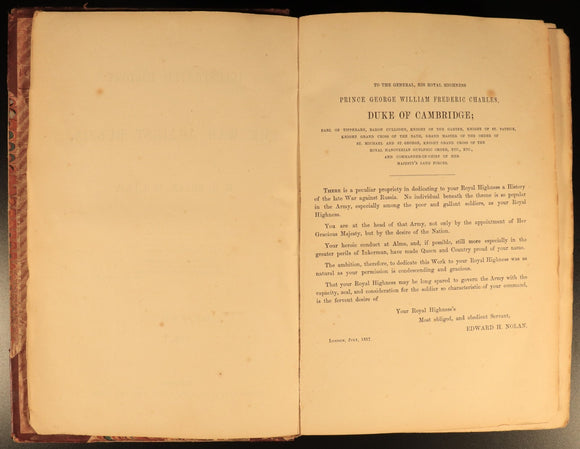 c1857 The Illustrated War Against Russia EH Nolan Antique History Books 2vol Set