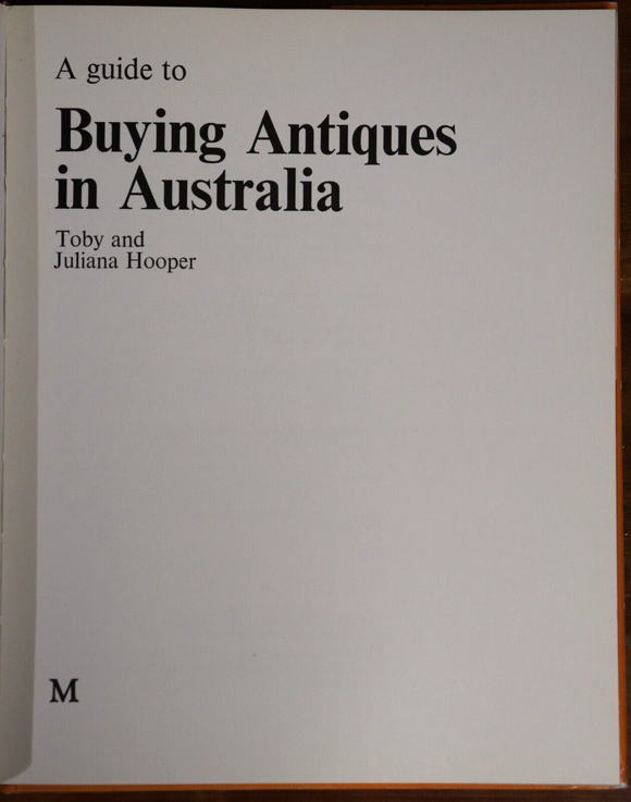1976 Buying Antiques In Australia 1st Edition Antique Collecting Reference Book