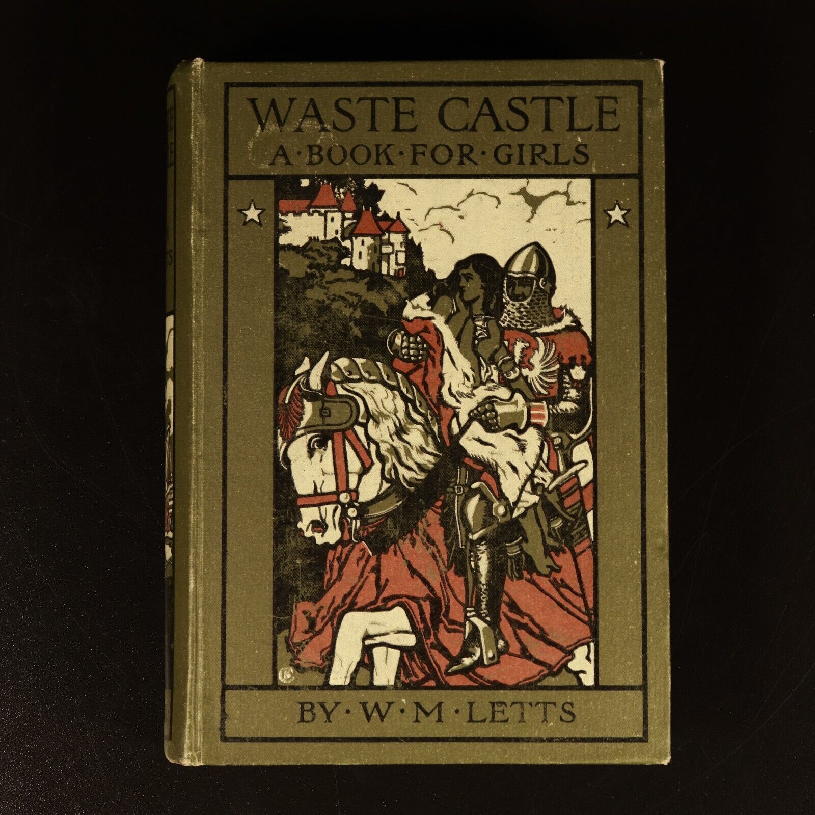 1907 Waste Castle by Winifred M. Letts Antique Fiction Book Illustrated 1st Ed