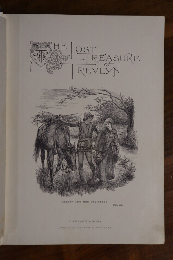 1895 The Lost Treasure Of Trevlyn by E. Everett Green British Fiction Book