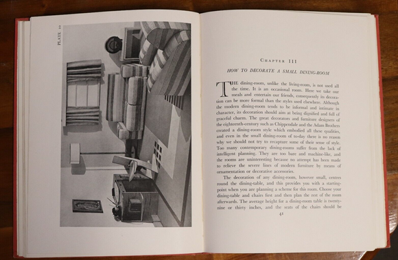 1938 Decoration For The Small Home 1st Edition Antique Architecture Book