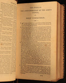 1845 Proper Lessons & Common Prayer Miniature Bible 2vol Set Antique Books-13
