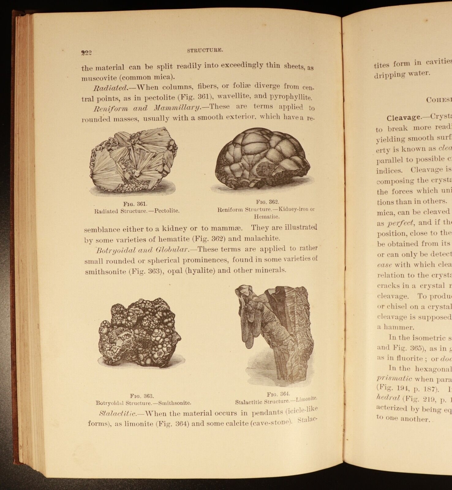 1901 Manual Of Determinative Mineralogy by George J Brush Antique Reference Book