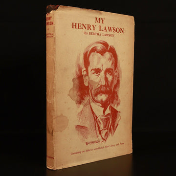 1943 My Henry Lawson by Bertha Lawson Antique Australian Biography History Book