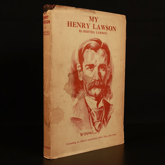 1943 My Henry Lawson by Bertha Lawson Antique Australian Biography History Book
