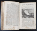 1836 4vol Tales Of The Wars Naval Military Antiquarian British History Book Set-7