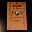 1902 Im Kampf um Sud-Afrika Paul Kruger Antique World History Book In German 1st-3