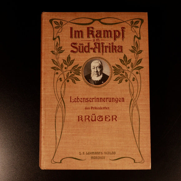 1902 Im Kampf um Sud-Afrika Paul Kruger Antique World History Book In German 1st