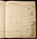 1942 Australian WW2 Era Melbourne Secondhand Dealers Purchase Records Book RARE-11