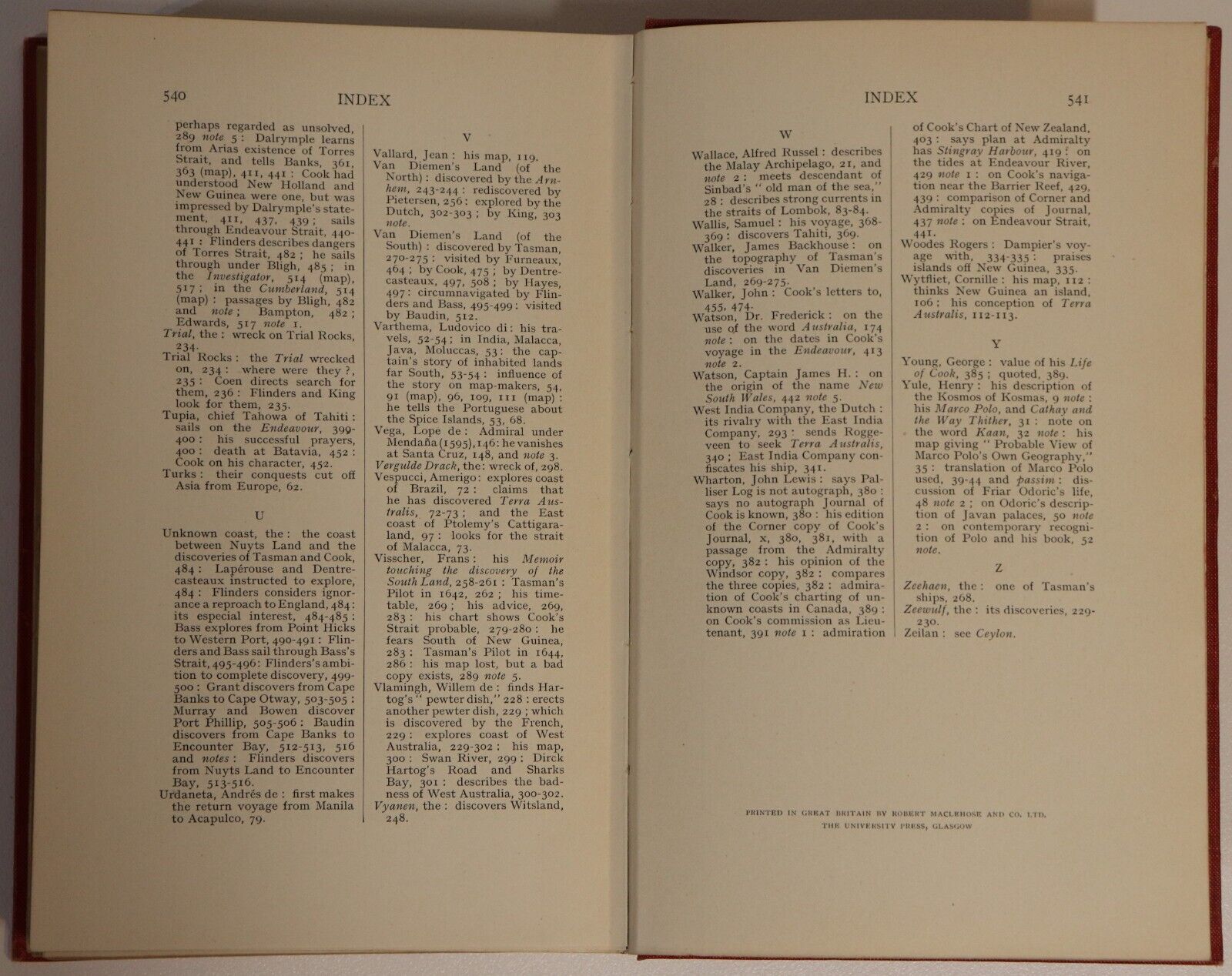 1922 The Discovery Of Australia by G. Arnold Wood Australian History Book